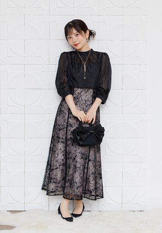 シアーボレロ・マーメイド キャミドレス セット