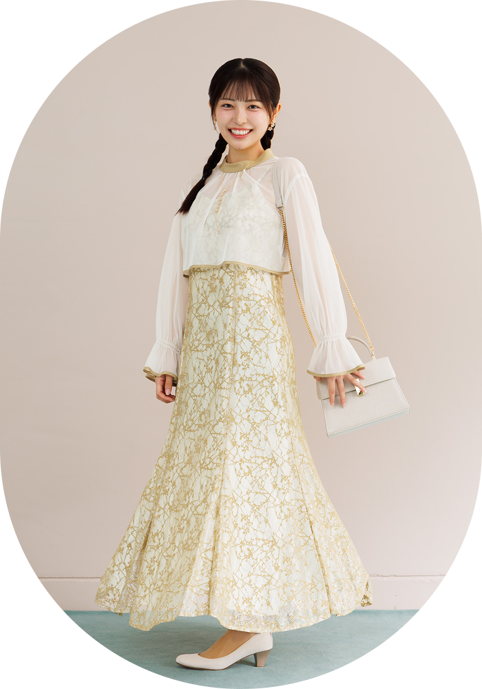 シアーボレロ・マーメイドキャミドレス セット